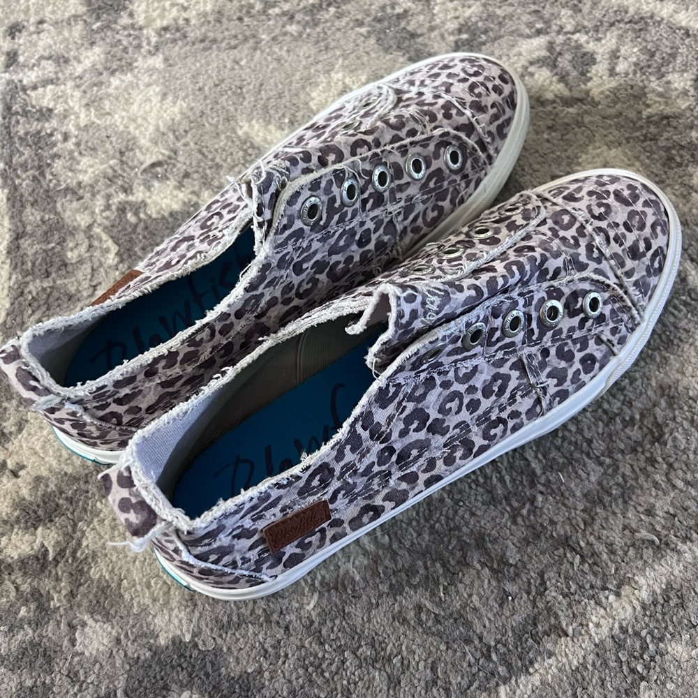 Leopard Print Women's Blowfish Malibu Casual Sneakers Size 10